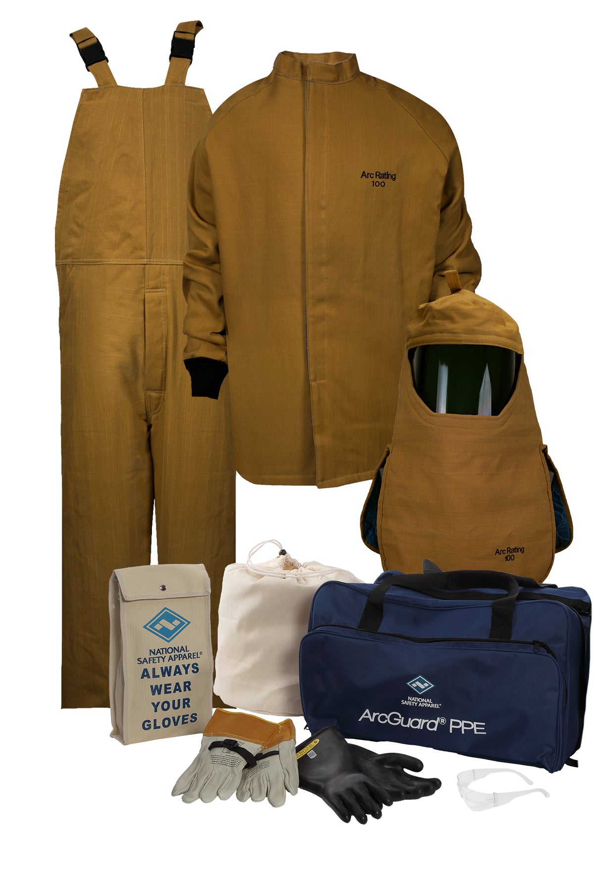 Enespro ArcGuard 100 cal Arc Flash Kit with Voltage Gloves