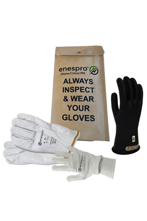 Enespro Class 00 Voltage 11" Glove Kit with FR Liner Glove
