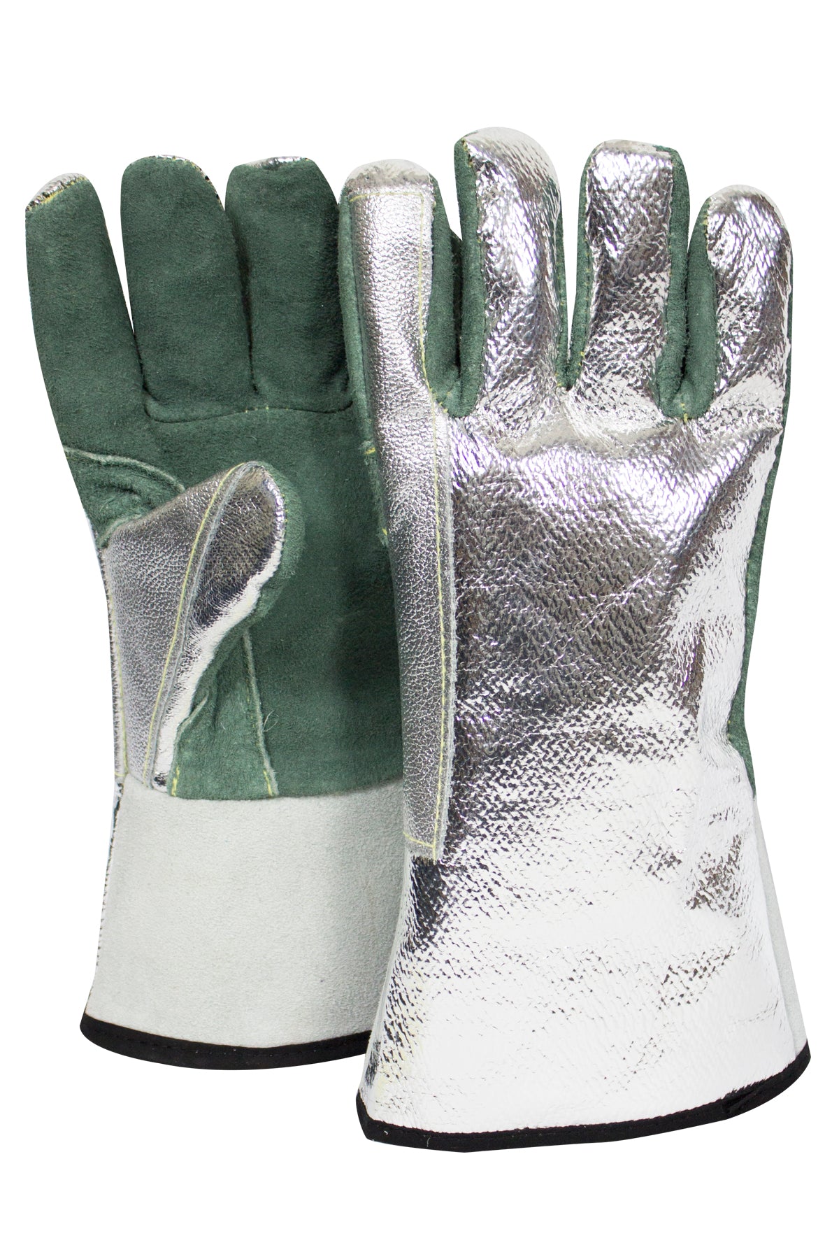 Aluminized High Heat Glove with Leather Palm