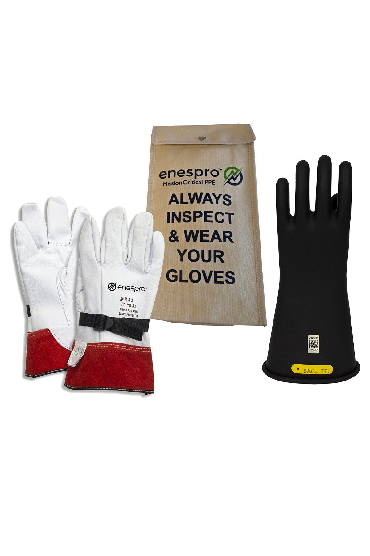 Enespro Class 2 Voltage 14" Glove Kit