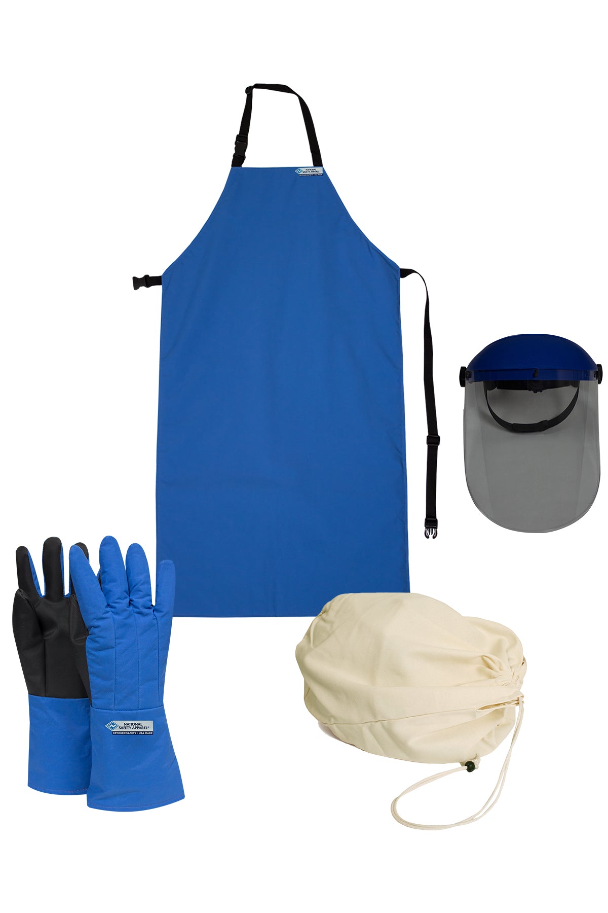SaferGrip Mid-Arm Length Cryogenic Glove Kit