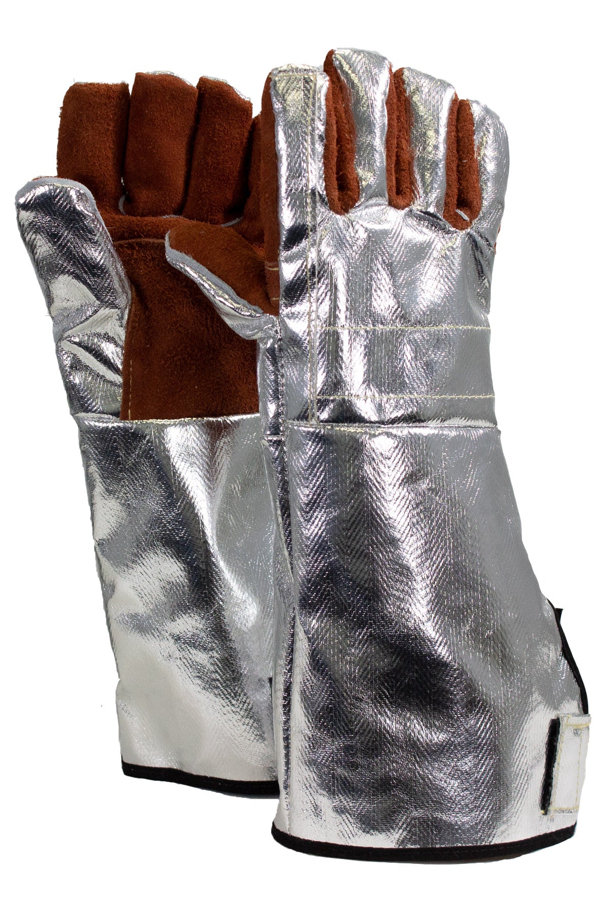 Aluminized Extreme Heat Glove with Leather Palm