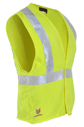 DRIFIRE FR HV Contractor Vest Class 2 Yellow Twill